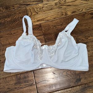 CURVE MUSE White Lace Underwire Bra Size 46DD
